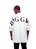 BIGGIE Rear Letters Print T-shirt
