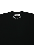 BIGGIE Necklace Hip Hop 3/4 Sleeve T-Shirt (Black)