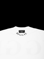 BIGGIE Necklace Hip Hop 3/4 Sleeve T-Shirt (White)