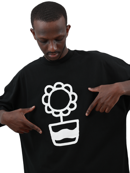 BIGGIE Hip Hop Big Logo-Print Black T-Shirt
