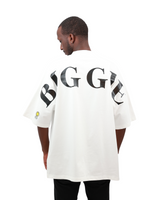 BIGGIE Rear Letters Print T-shirt
