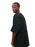 BIGGIE Slogan Necklace Hip Hop 3/4 Sleeve T-Shirt (Black)