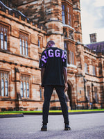 BIGGIE On My Back T-Shirt in Jacaranda Purple
